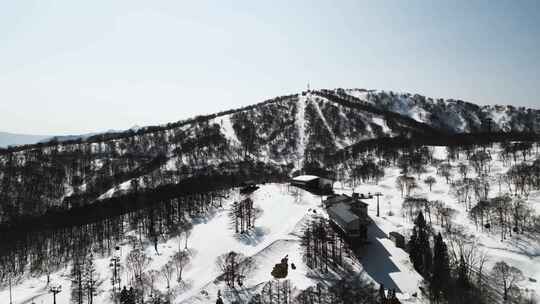 日本，冬季运动，滑雪山，雪