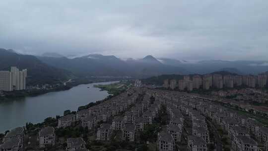 福建连江县潘渡镇的雨后景色