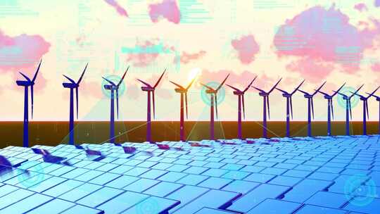 太阳能和风力发电-工业互联网