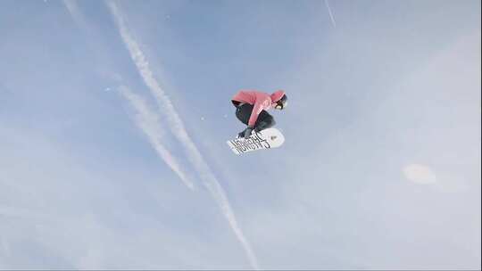 花式滑雪02视频素材模板下载