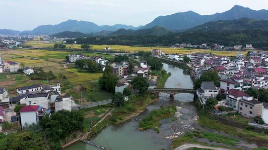 建德乡村田园风光4K航拍