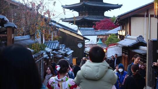 日本京都风景视频素材模板下载