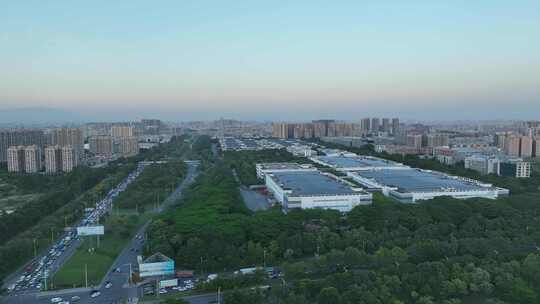 东莞华为南方生产基地航拍厂房工厂工业园区