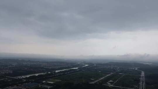 绵阳北川附近的大山与村庄