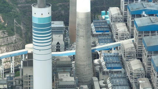 4k江门能源火力发电站公司主塔热力发电
