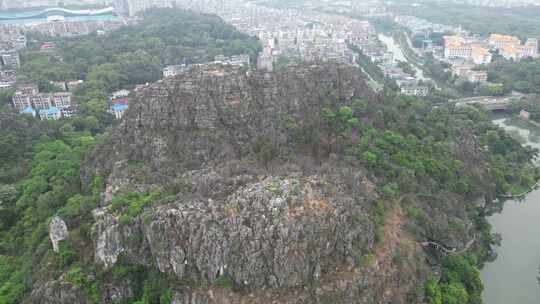 广西桂林七星景区4A景区航拍