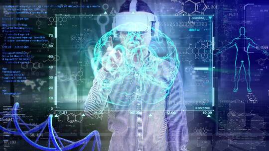 VR 智慧医疗视频素材模板下载
