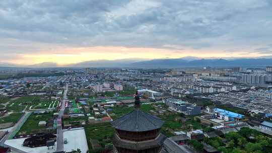 山西地标古建筑应县木塔山西