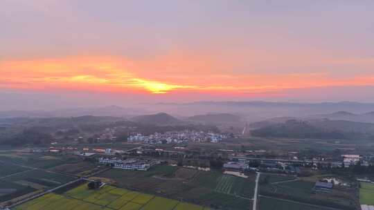 乐昌乡村早晨风景