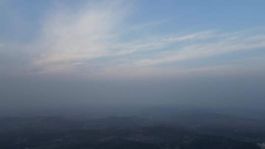 四川德阳罗江区附近天色乡村山野