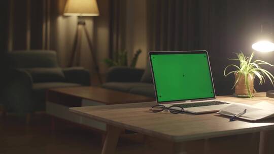 笔记本电脑绿幕显示屏