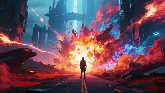 抽象艺术与幻想场景集合