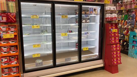 超市的冰柜