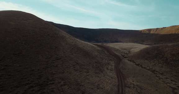 马蹄山火山航拍