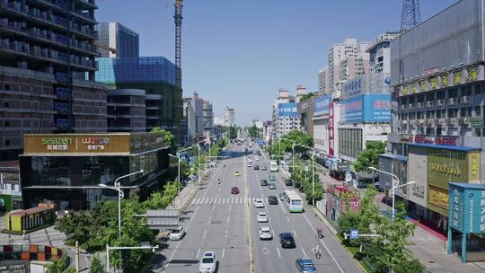 湖南岳阳城市航拍视频