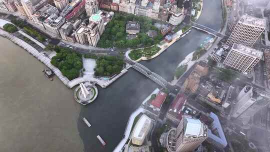 上海万国建筑群航拍