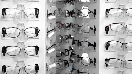 眼镜店里的眼镜