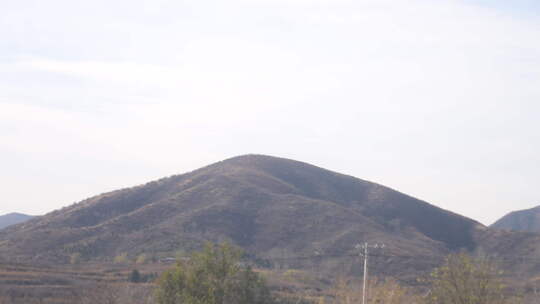 风景 沿途 高速公路 大山 秋天