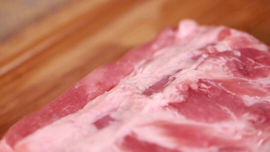 鲜肉肥肉猪肉视频素材模板下载