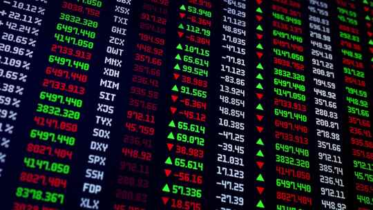 股票市场价格版图世界经济危机视频素材模板下载