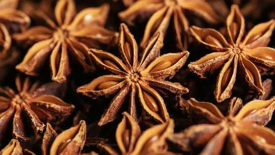 特写八角大料香料