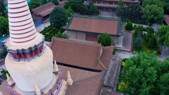 古色古香大佛寺视频素材模板下载