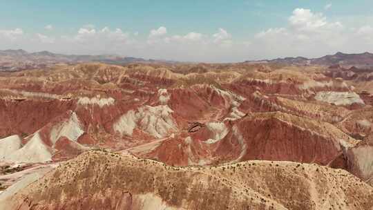 甘肃张掖七彩丹霞地质地貌特写