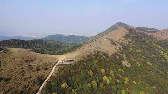 福州福清大姆山草场自然风光航拍