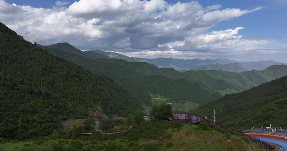 互助十二盘 青山绿水 青海