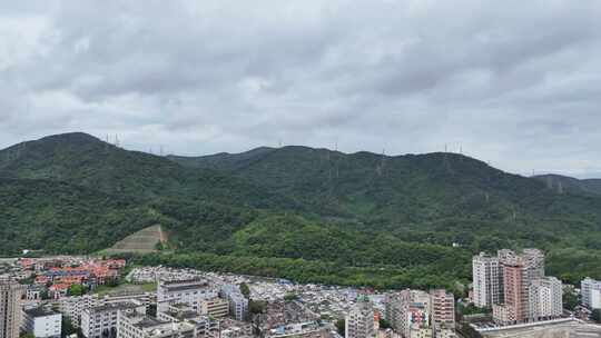 广东深圳阳台山公园航拍