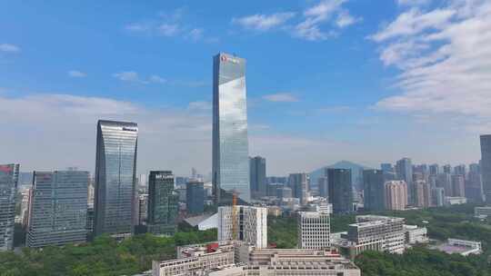 4k航拍汉京国际大厦