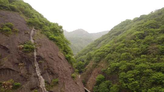 六安市大别山风情谷风景区航拍视频素材