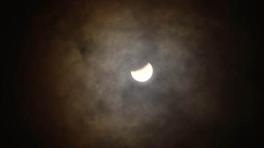 月亮月相变化过程 月全食 地球遮月