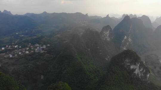 阳朔旅游遇龙河风光山水