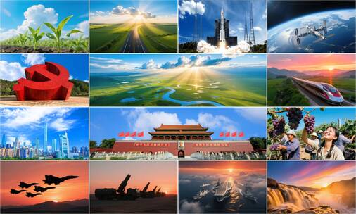 《在希望的田野上》配乐 根据音乐制作高清在线视频素材下载