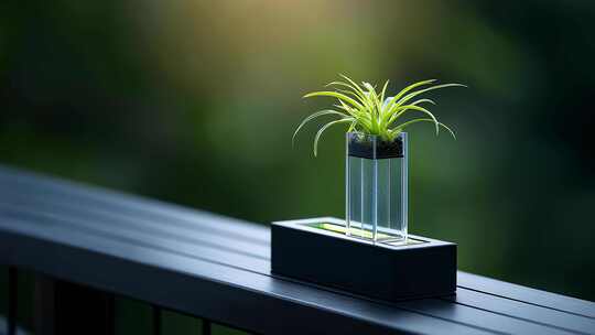 清新绿植点缀现代简约生活