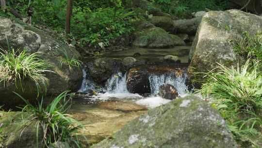 山涧清泉流水纯净山泉水