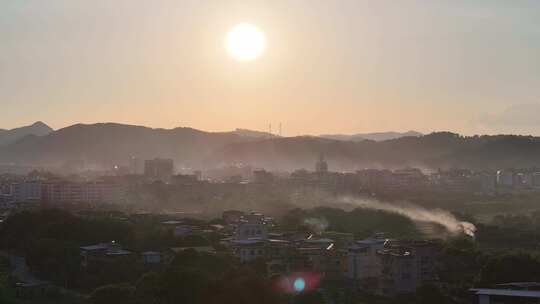 干净空镜广告唯美航拍大景城市山川