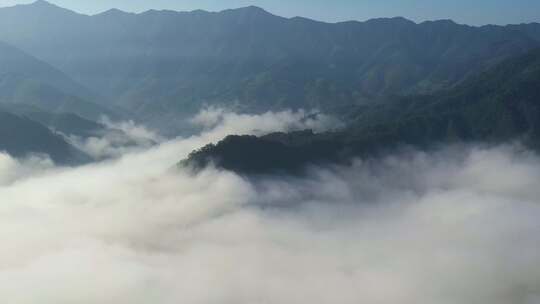 江南高山群山云海云雾延时航拍