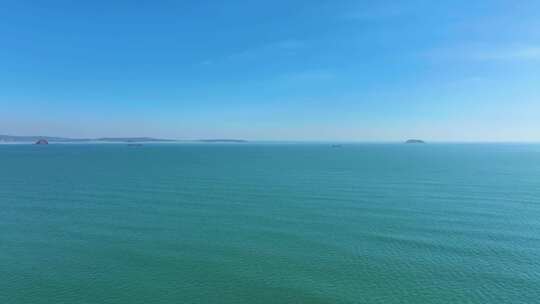 东海大海海边海水海浪沙滩海滩航拍风景唯美