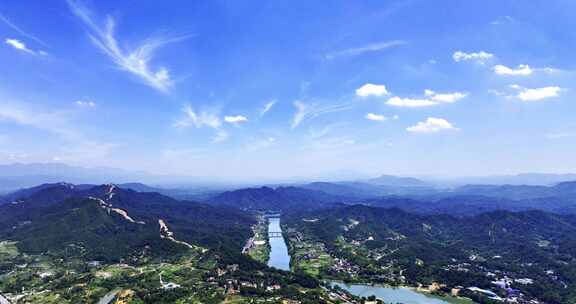 湖南省浏阳市城市风光大景【组镜】