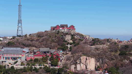 泰安泰山山顶风景