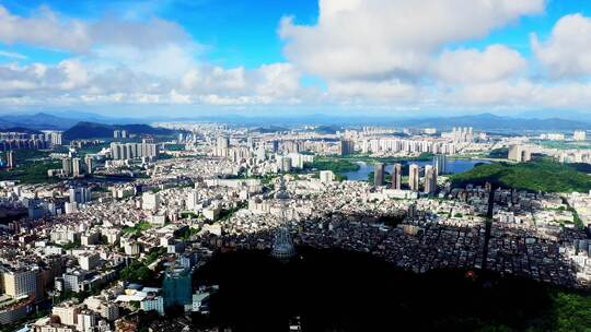 广东阳江城市航拍视频