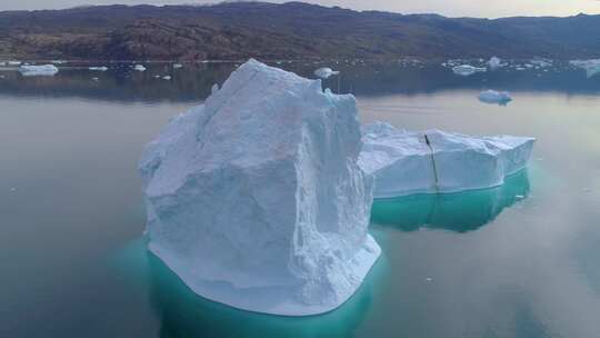 格陵兰岛海洋冰川