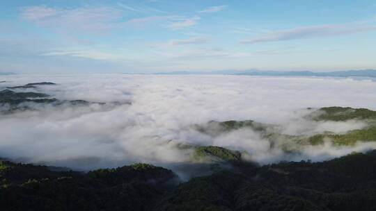 群山云海人间仙境云海群山夕阳