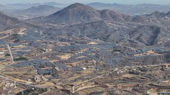 太阳能 公路 航拍 自然 建设 城市