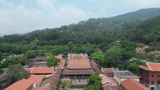 航拍福建莆田南山广化寺