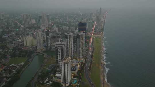 景观，海，道路，海滩