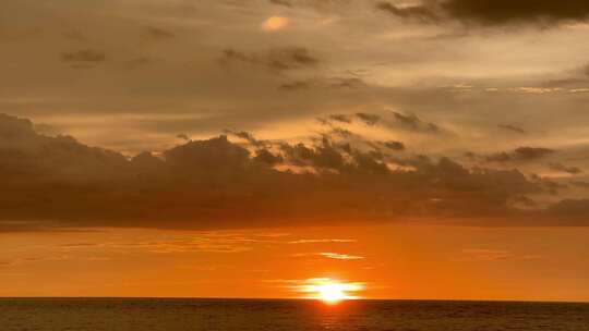 海边落日夕阳