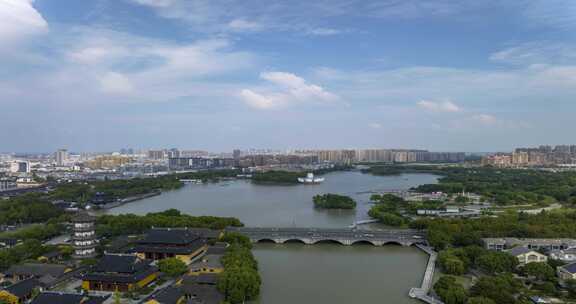 浙江嘉兴平湖东湖景区延时 